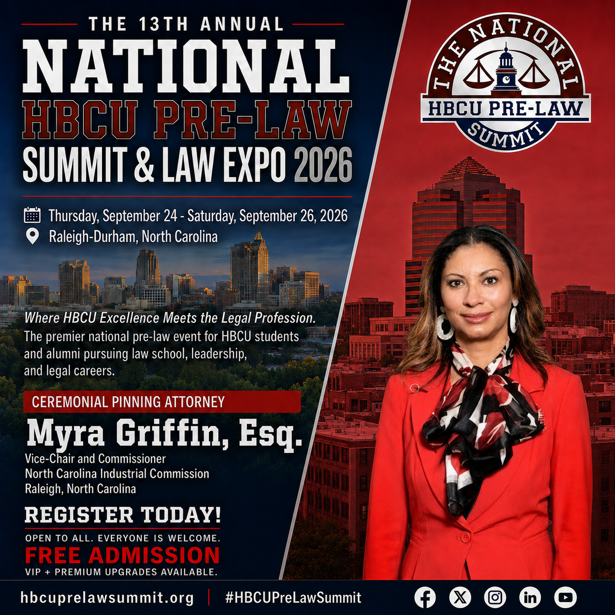 Myra Griffin — Ceremonial Pinning Attorney flyer